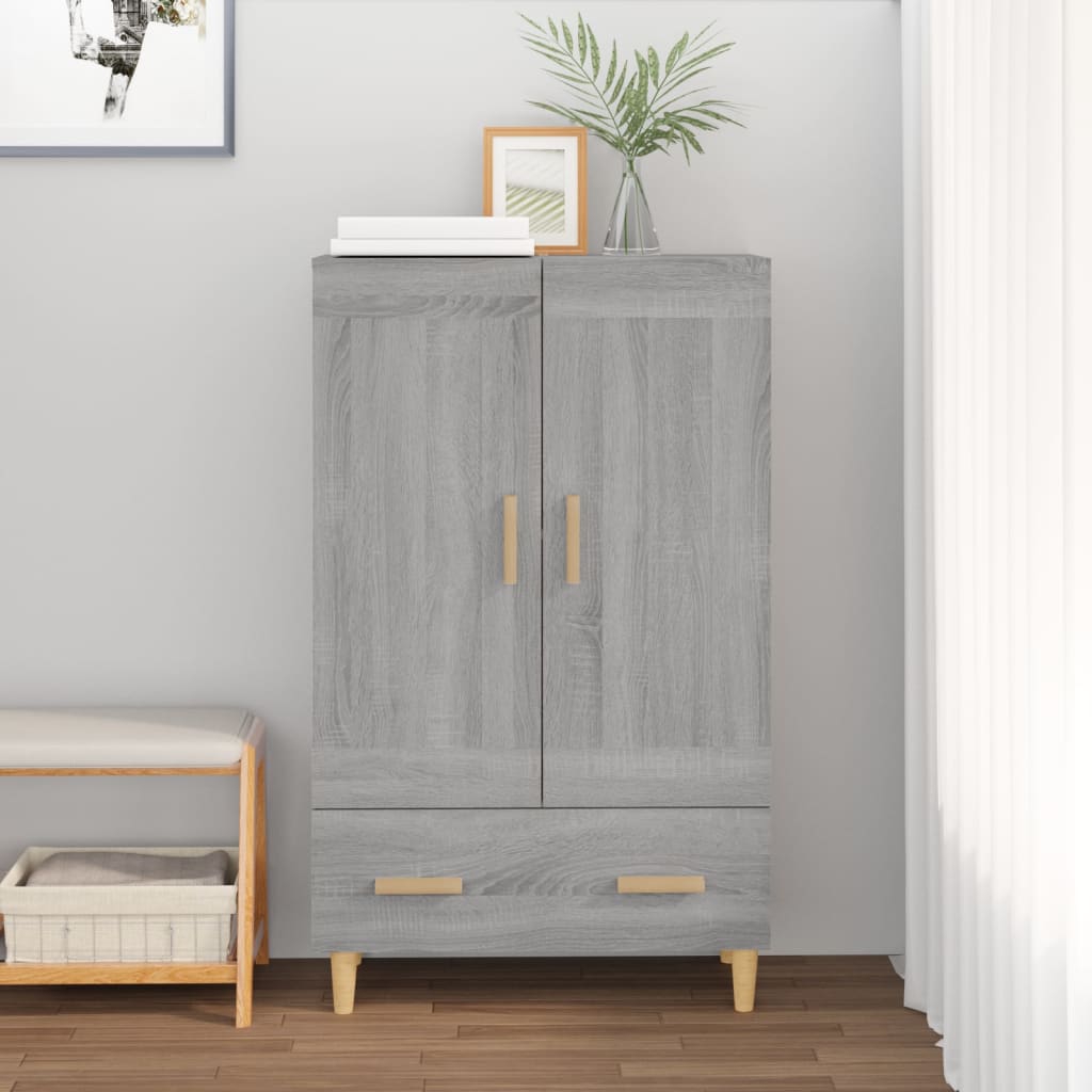 Buffet Sonoma gris 70x31x115 cm Bois d'ingénierie - XIOS