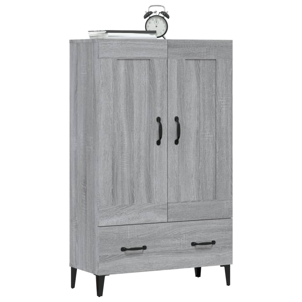 Buffet Sonoma gris 70x31x115 cm Bois d'ingénierie - XIOS