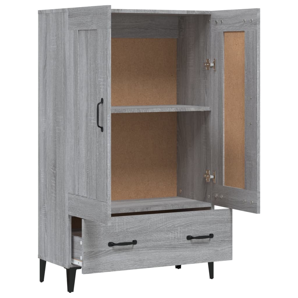 Buffet Sonoma gris 70x31x115 cm Bois d'ingénierie - XIOS