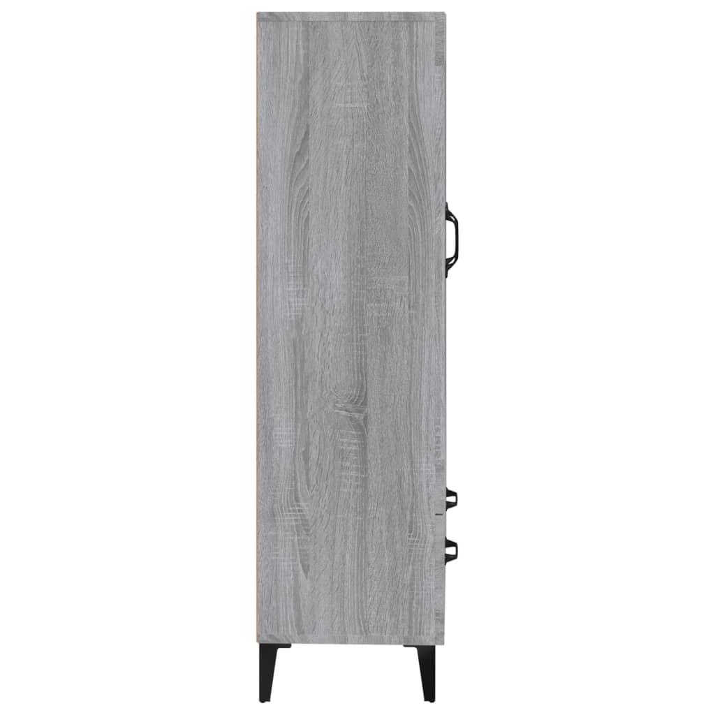 Buffet Sonoma gris 70x31x115 cm Bois d'ingénierie - XIOS