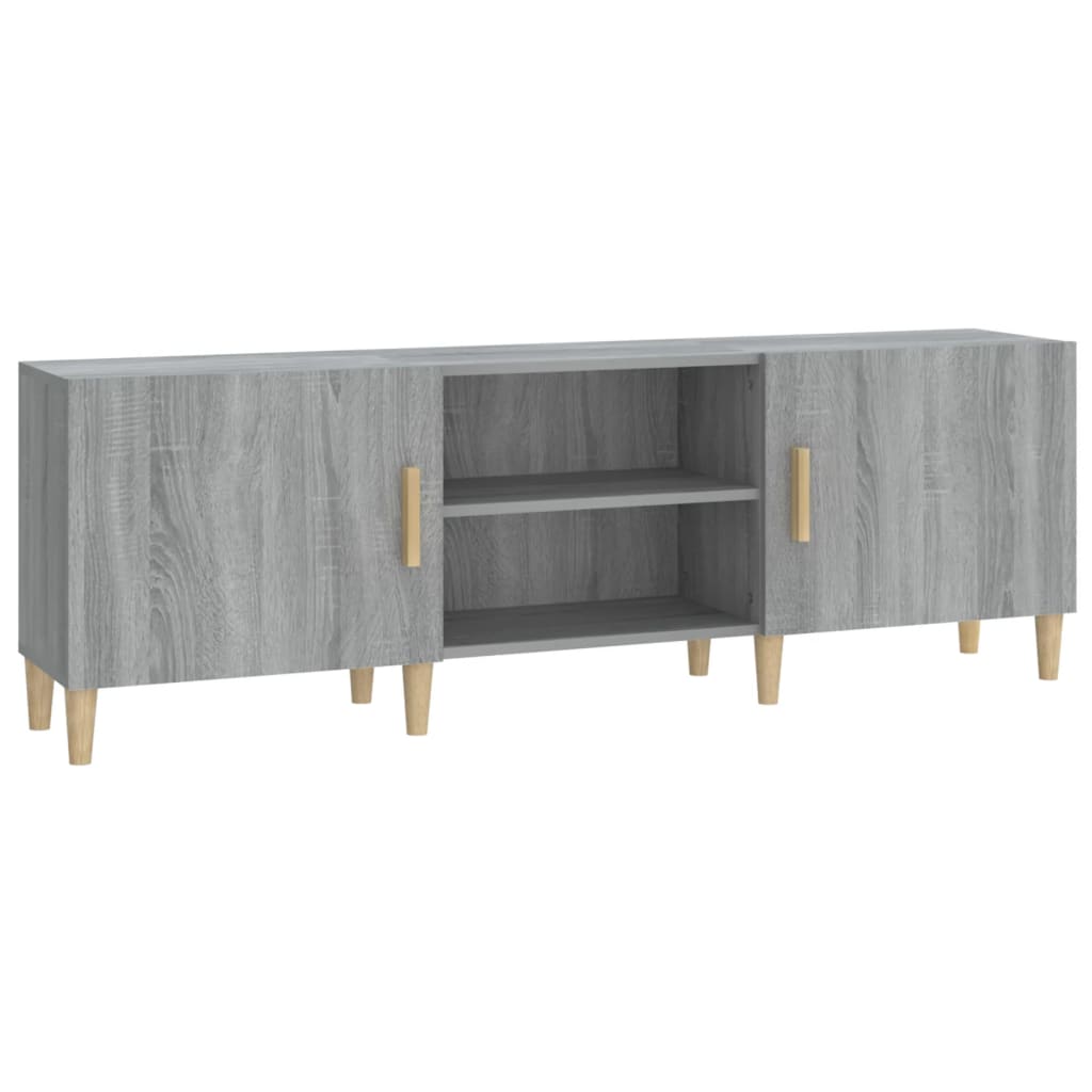 Meuble TV Sonoma gris 150x30x50 cm Bois d'ingénierie - XIOS
