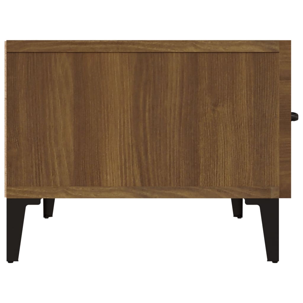 Meuble TV Chêne marron 150x34,5x30 cm Bois d'ingénierie - XIOS