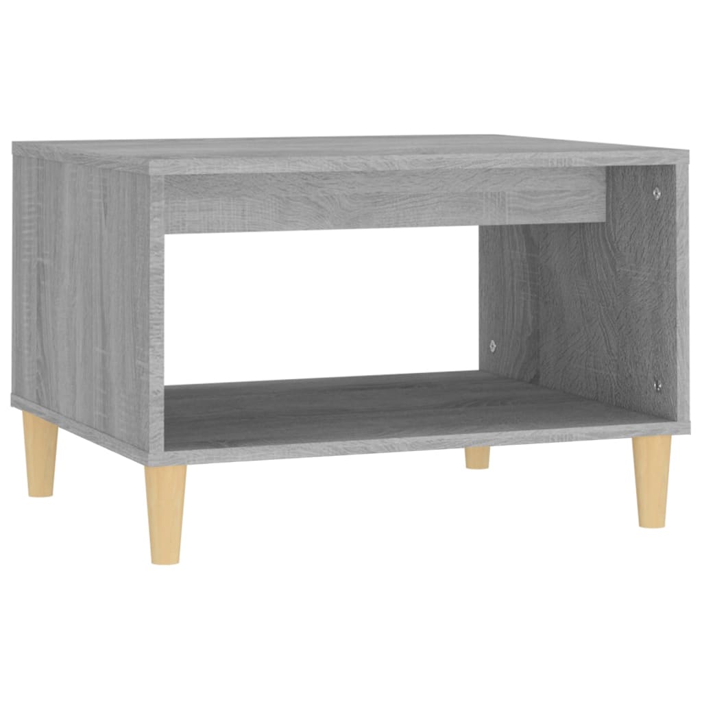 Table basse Sonoma gris 60x50x40 cm Bois d'ingénierie - XIOS