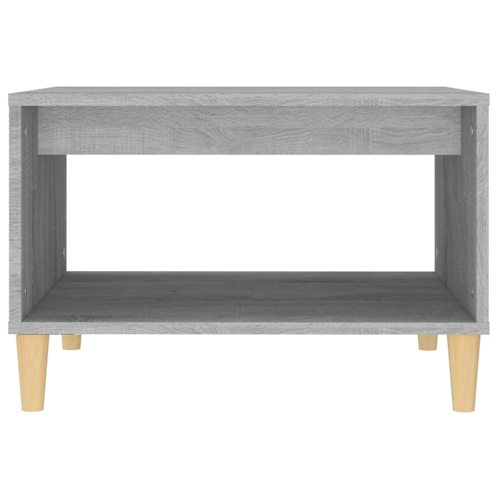 Table basse Sonoma gris 60x50x40 cm Bois d'ingénierie - XIOS