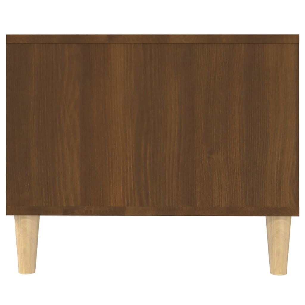 Table basse chêne marron 102x50x40 cm bois d'ingénierie - XIOS