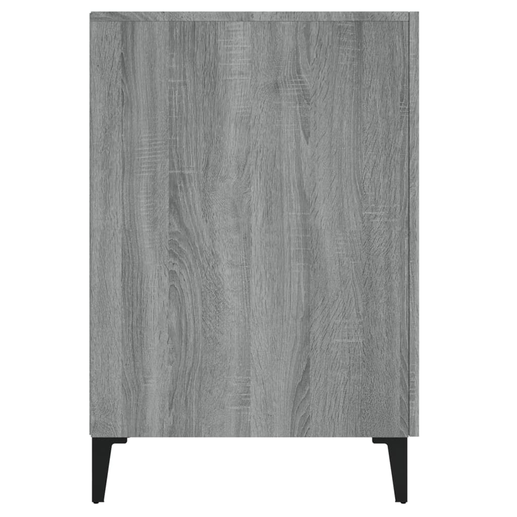 Bureau Sonoma gris 140x50x75 cm Bois d'ingénierie - XIOS