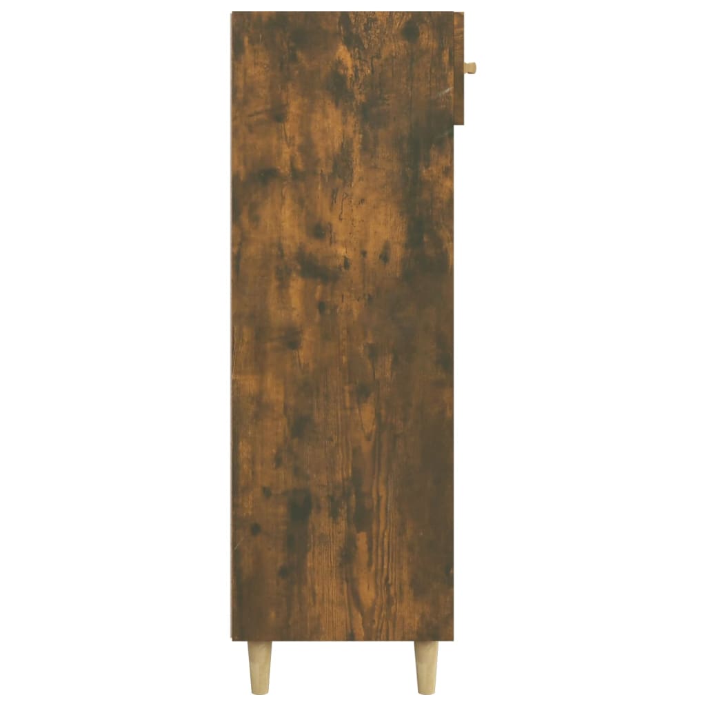 Meuble à chaussures Chêne fumé 60x35x105 cm Bois d'ingénierie - XIOS