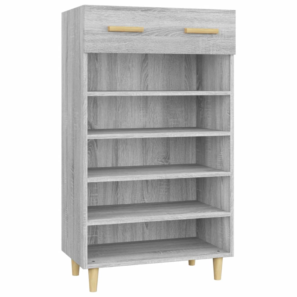 Armoire à chaussures Sonoma gris 60x35x105 cm Bois d'ingénierie - XIOS