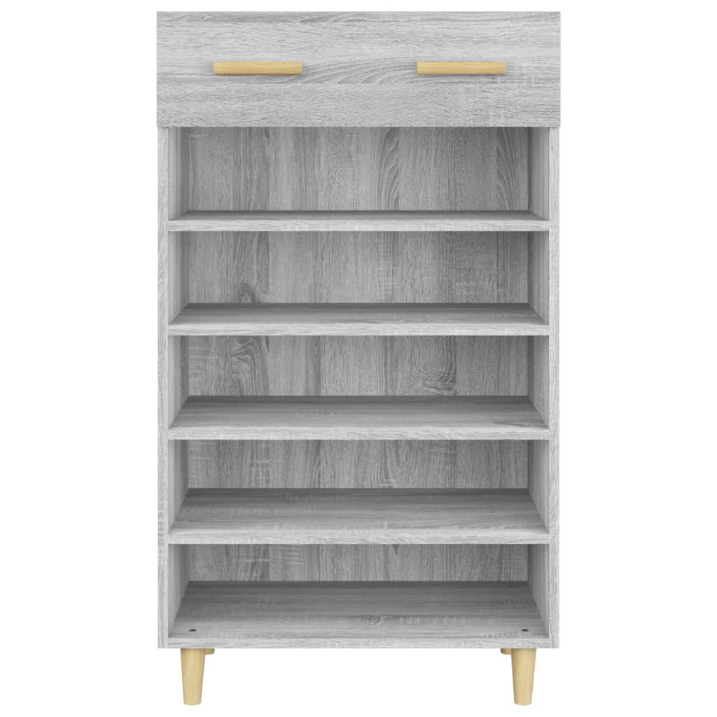 Armoire à chaussures Sonoma gris 60x35x105 cm Bois d'ingénierie - XIOS