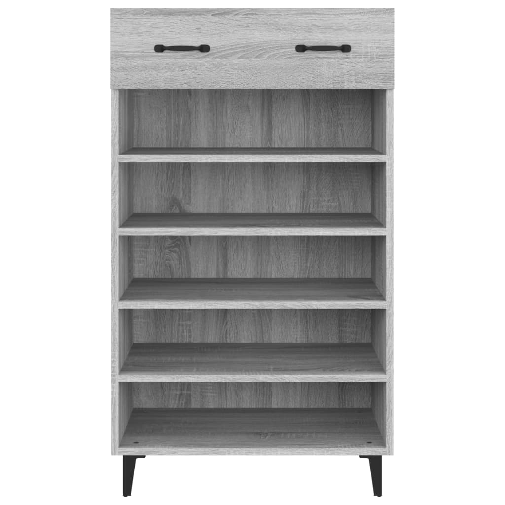 Armoire à chaussures Sonoma gris 60x35x105 cm Bois d'ingénierie - XIOS