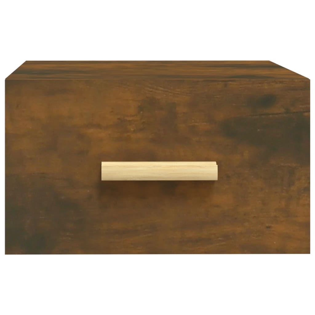 Tables de chevet murales 2 pcs chêne fumé 35x35x20 cm - XIOS