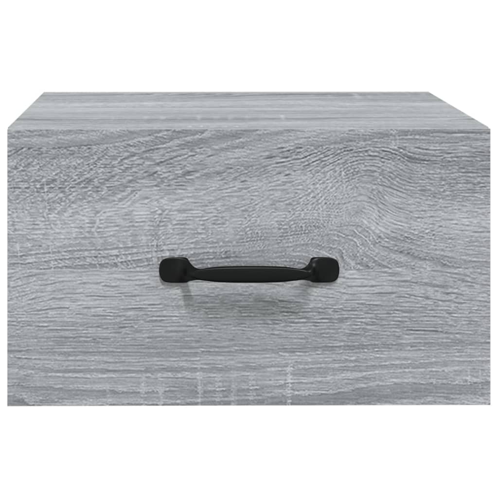 Tables de chevet murales 2 pcs Sonoma gris 35x35x20 cm - XIOS