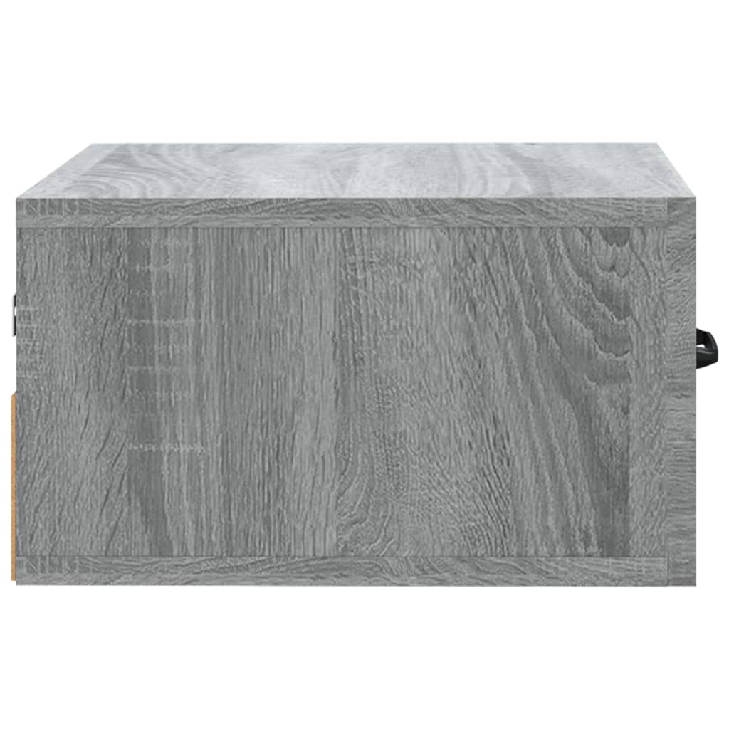 Tables de chevet murales 2 pcs Sonoma gris 35x35x20 cm - XIOS