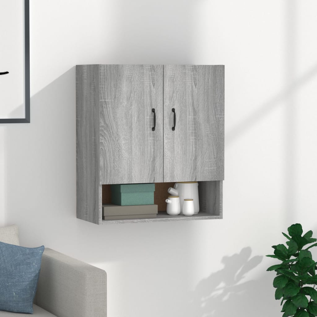 Armoire murale Sonoma gris 60x31x70 cm Bois d'ingénierie - XIOS