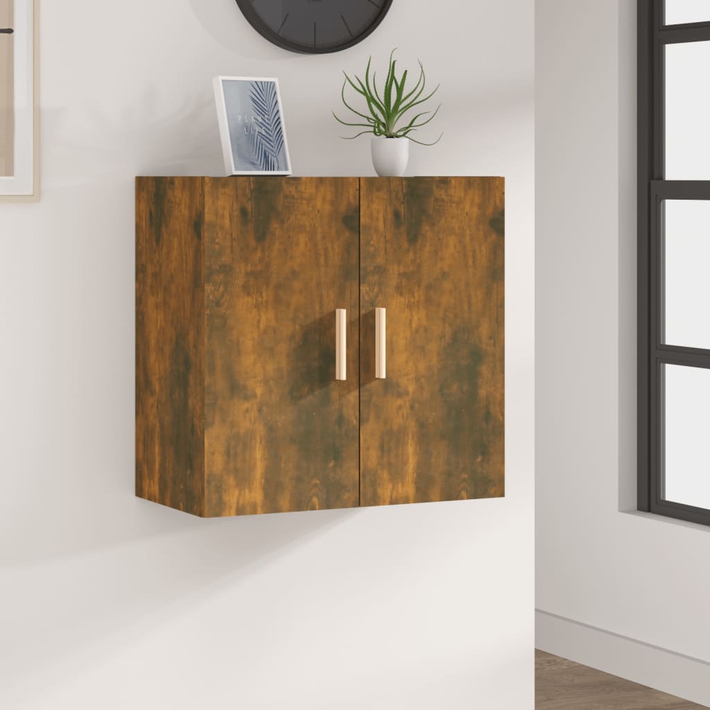 Armoire murale Chêne fumé 60x30x60 cm Bois d'ingénierie - XIOS