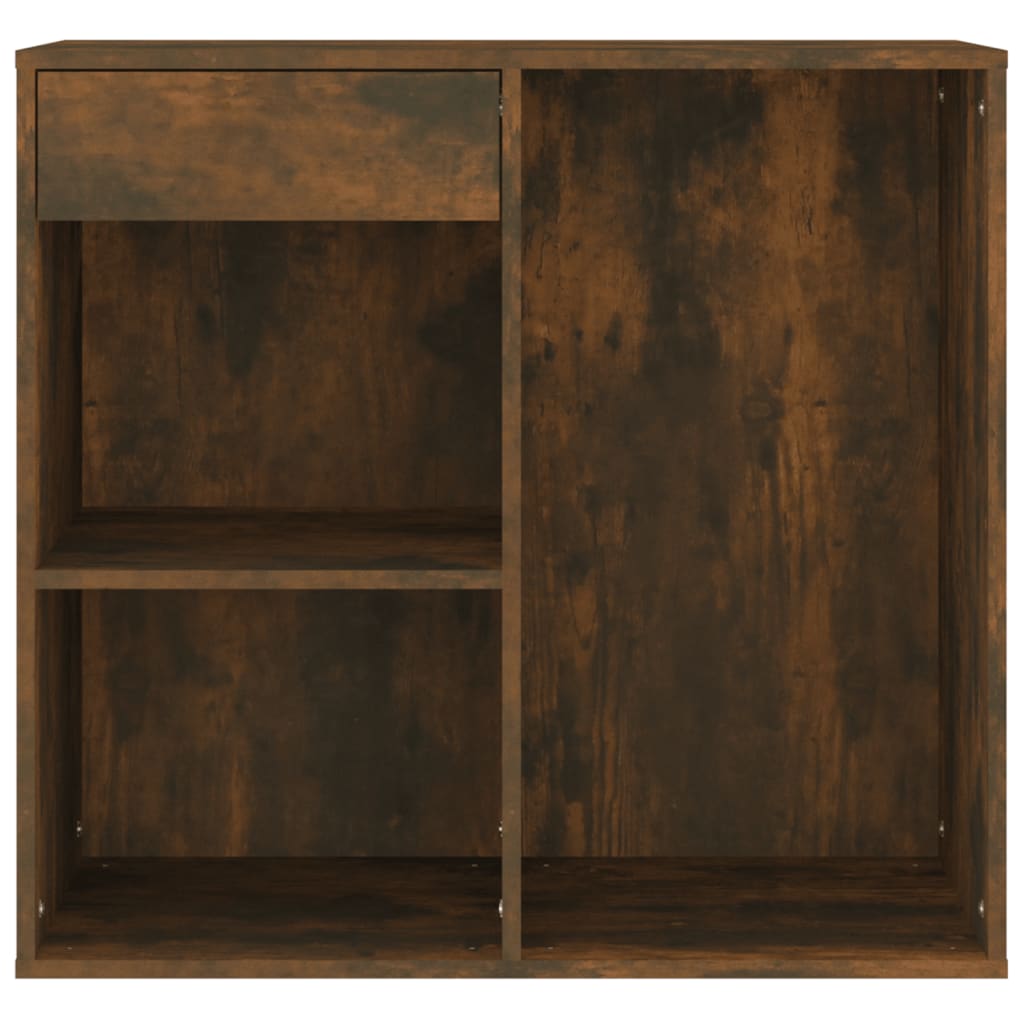 Armoire cosmétique Chêne fumé 80x40x75 cm Bois d'ingénierie - XIOS
