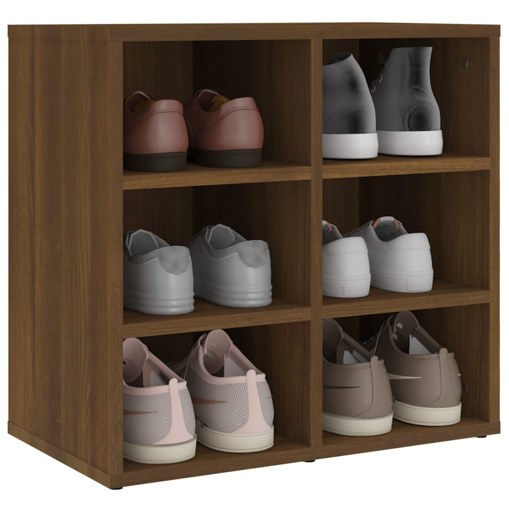 Armoire à chaussures Chêne marron 52,5x30x50 cm - XIOS