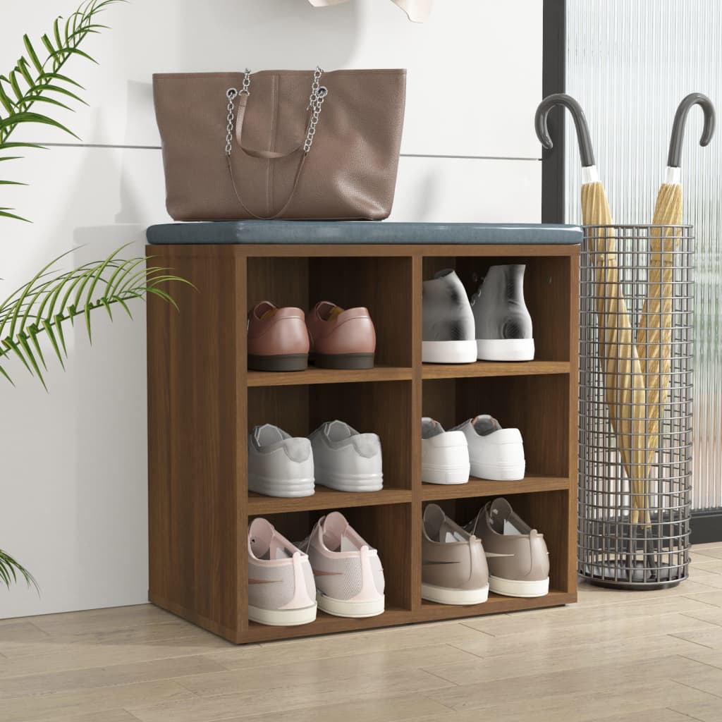 Armoire à chaussures Chêne marron 52,5x30x50 cm