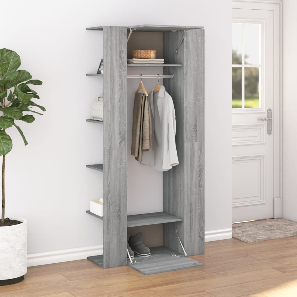Armoire de couloir Sonoma gris 97,5x37x99 cm Bois d'ingénierie - XIOS
