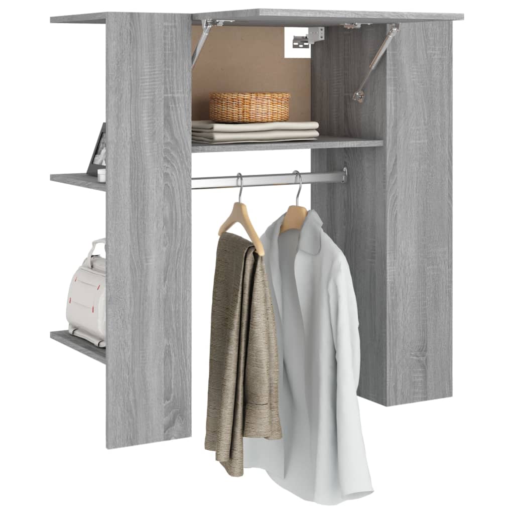 Armoire de couloir Sonoma gris 97,5x37x99 cm Bois d'ingénierie - XIOS