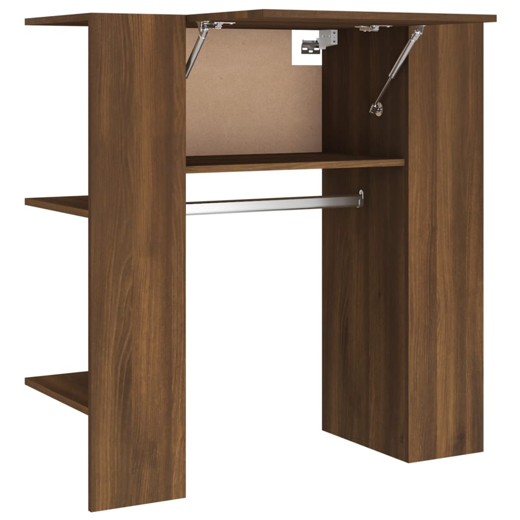 Armoire de couloir Chêne marron 97,5x37x99 cm Bois d'ingénierie - XIOS