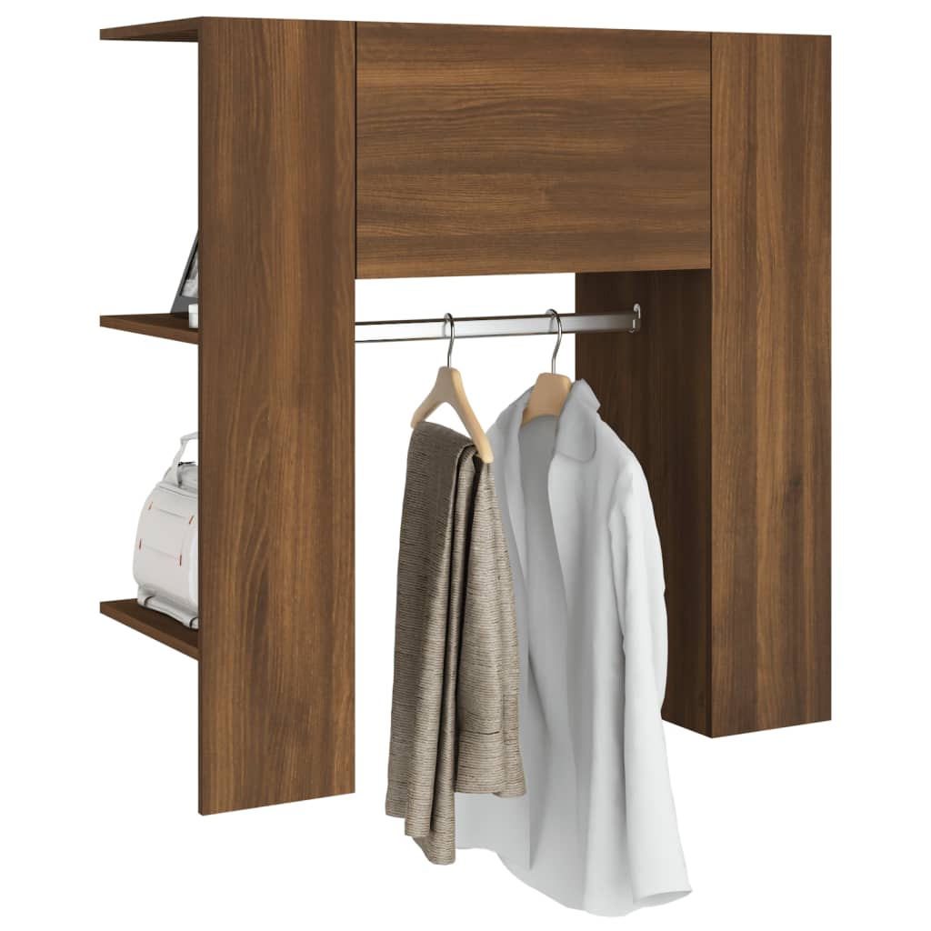 Armoire de couloir Chêne marron 97,5x37x99 cm Bois d'ingénierie - XIOS