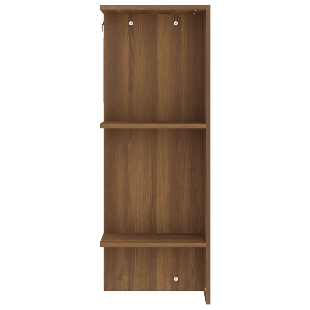 Armoire de couloir Chêne marron 97,5x37x99 cm Bois d'ingénierie - XIOS
