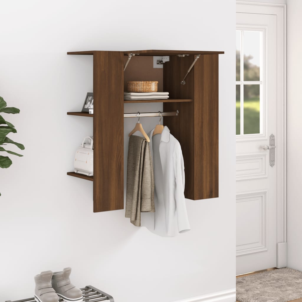 Armoire de couloir Chêne marron 97,5x37x99 cm Bois d'ingénierie - XIOS