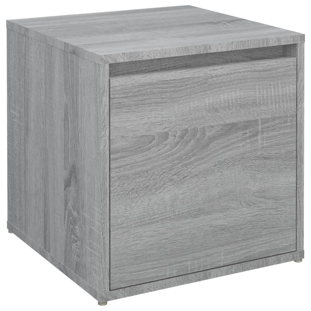 Tiroir boîte Sonoma gris 40,5x40x40 cm Bois d'ingénierie - XIOS