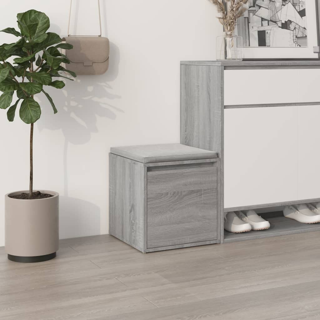 Tiroir boîte Sonoma gris 40,5x40x40 cm Bois d'ingénierie - XIOS