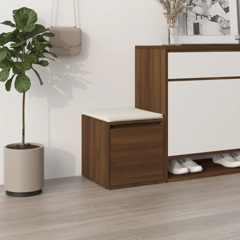 Tiroir boîte Chêne marron 40,5x40x40 cm Bois d'ingénierie - XIOS