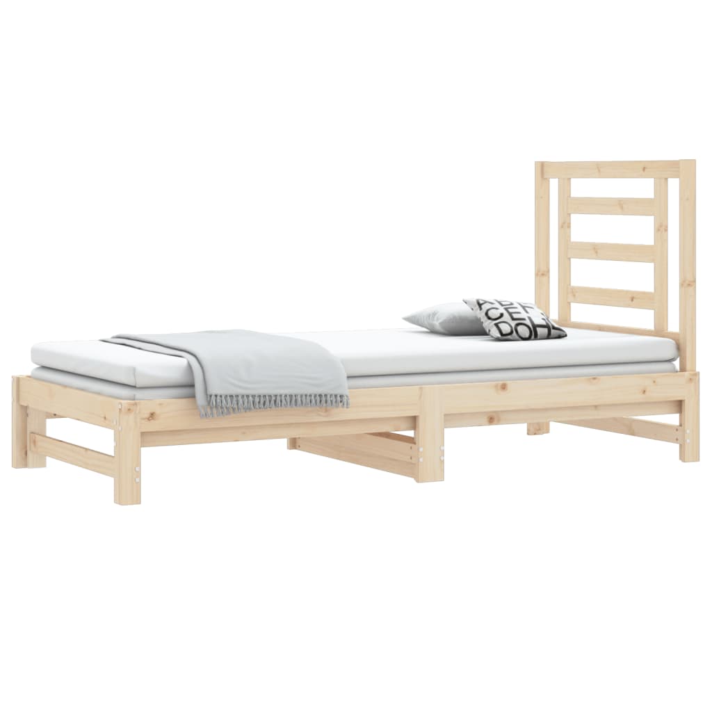 Lit coulissant sans matelas 2x(90x200) cm - XIOS