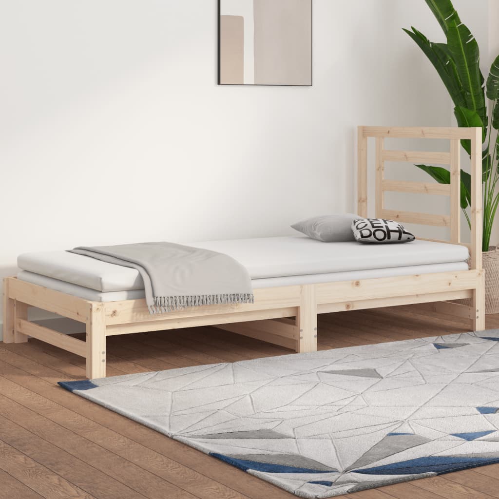 Lit coulissant sans matelas 2x(90x200) cm - XIOS
