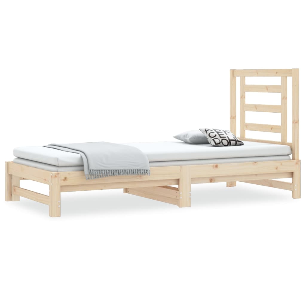 Lit coulissant sans matelas 2x(90x190) cm - XIOS