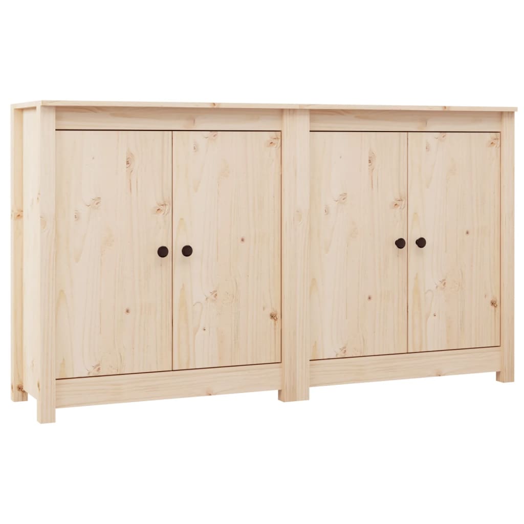 Buffets 2 pcs 70x35x80 cm bois massif de pin - XIOS