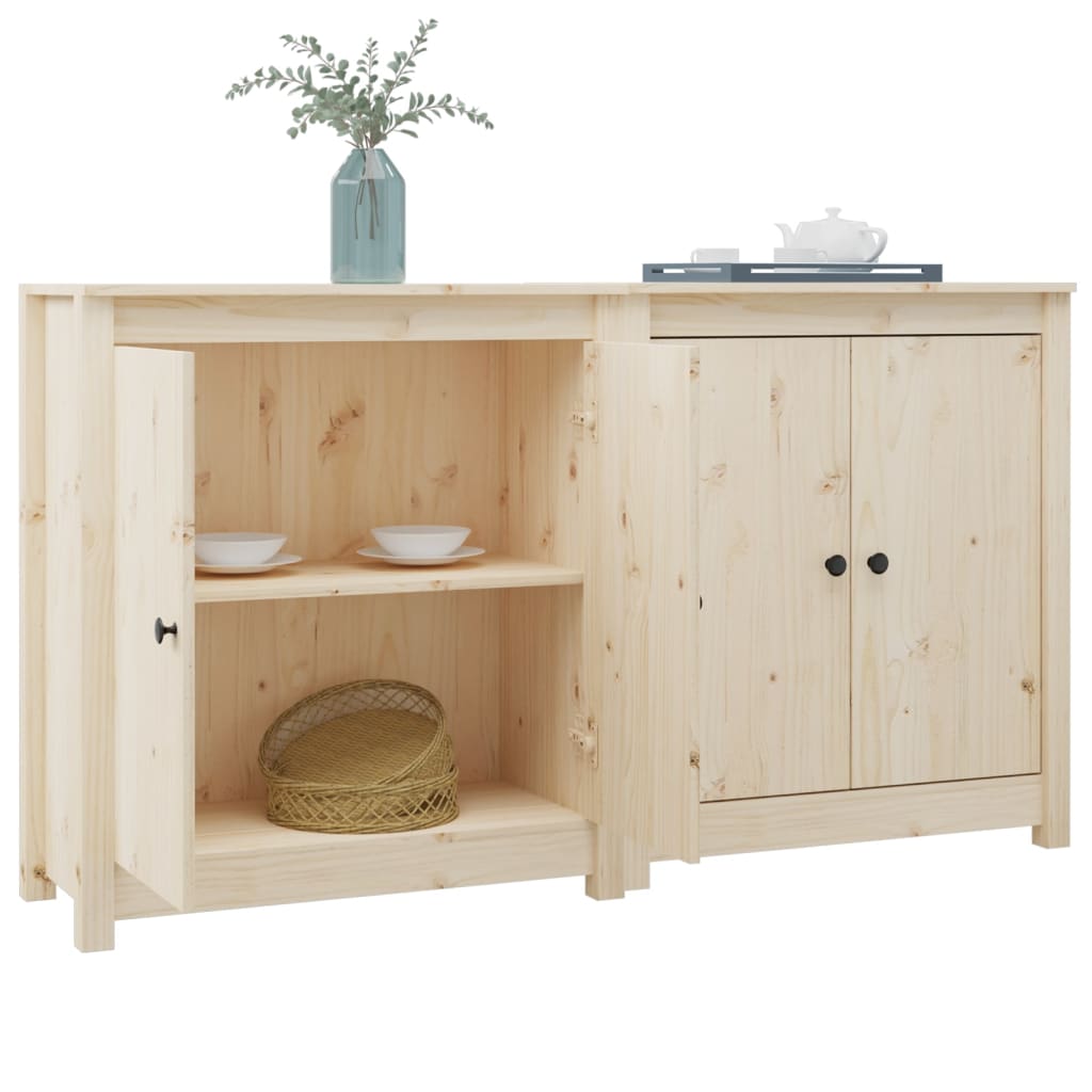 Buffets 2 pcs 70x35x80 cm bois massif de pin - XIOS