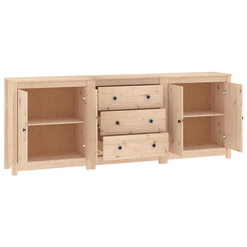 Buffet 210x35x80 cm Bois massif de pin - XIOS