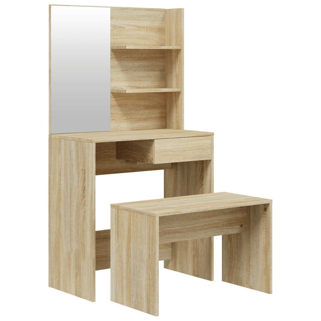 Ensemble de coiffeuse Chêne Sonoma 74,5x40x141 cm - XIOS