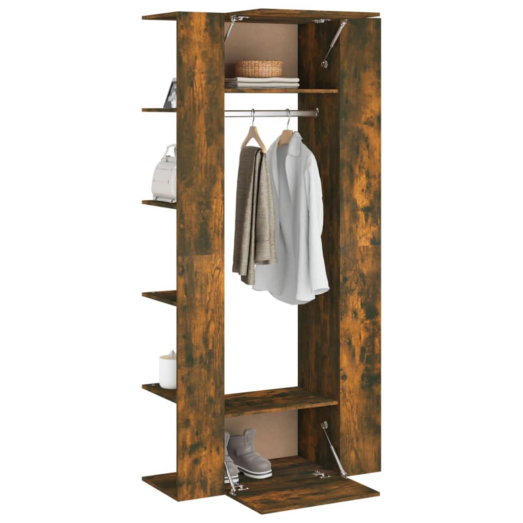 Armoires de couloir 2 pcs chêne fumé bois d'ingénierie - XIOS