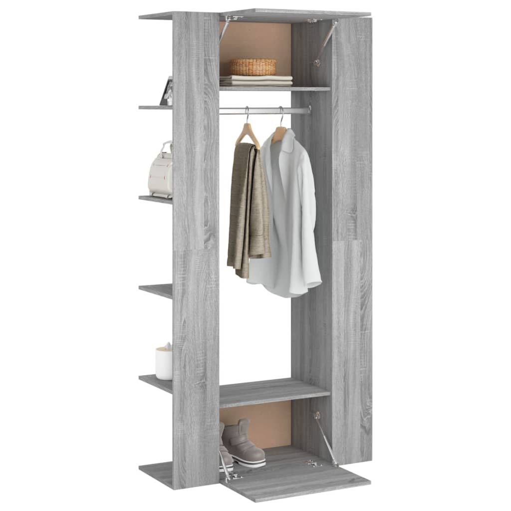 Armoires de couloir 2 pcs Sonoma gris Bois d'ingénierie - XIOS