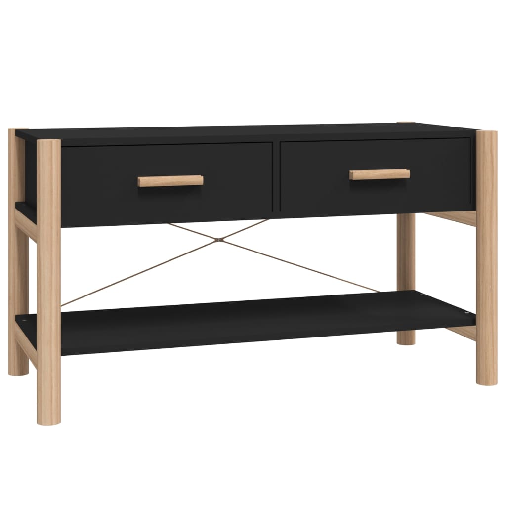 Meuble TV Noir 82x38x45 cm Bois d'ingénierie - XIOS