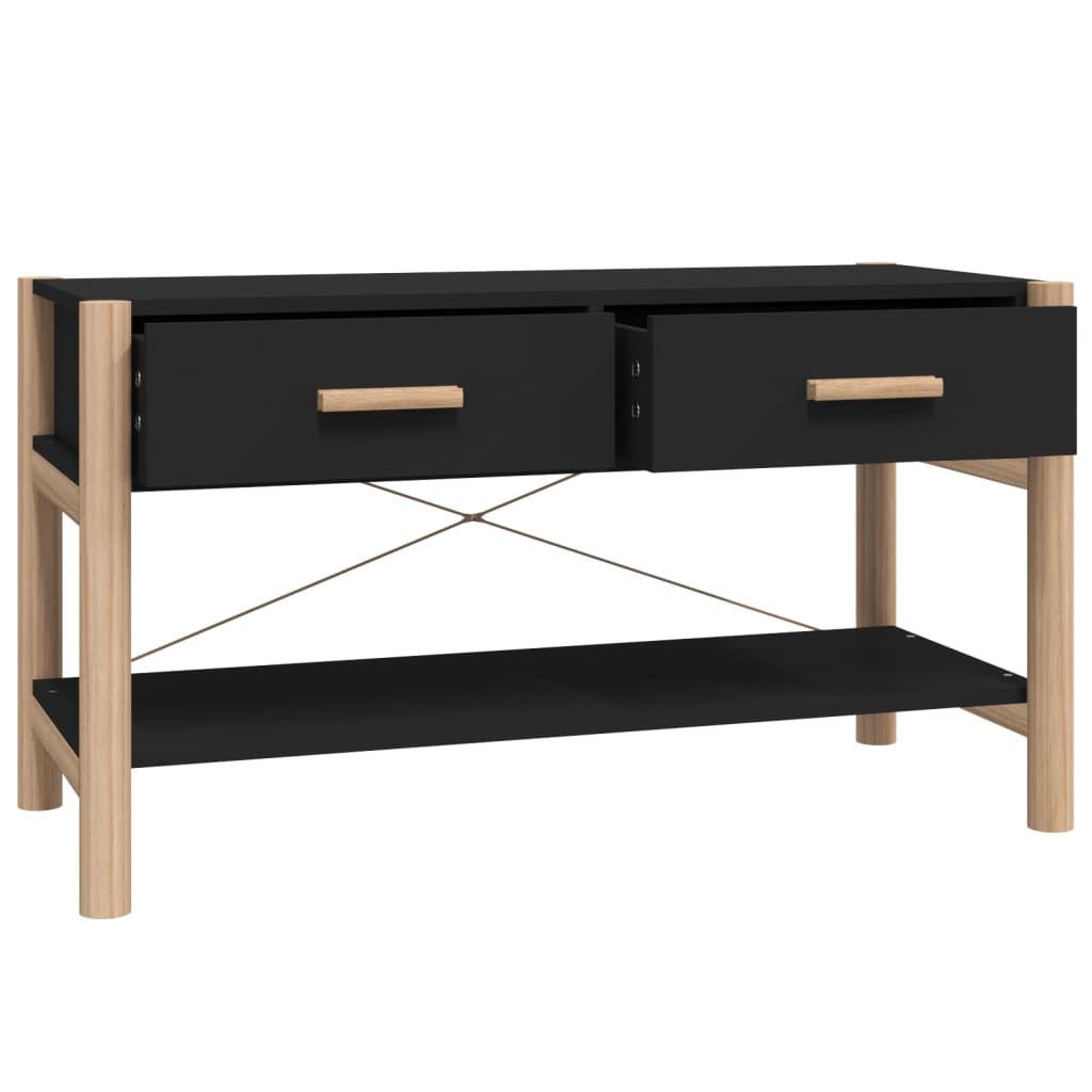 Meuble TV Noir 82x38x45 cm Bois d'ingénierie - XIOS