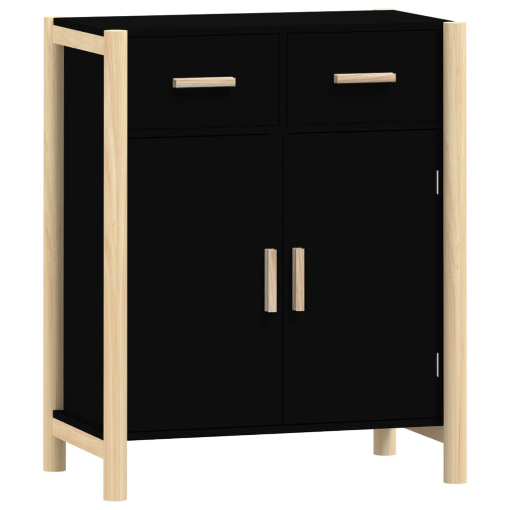 Buffet Noir 62x38x75 cm Bois d'ingénierie - XIOS