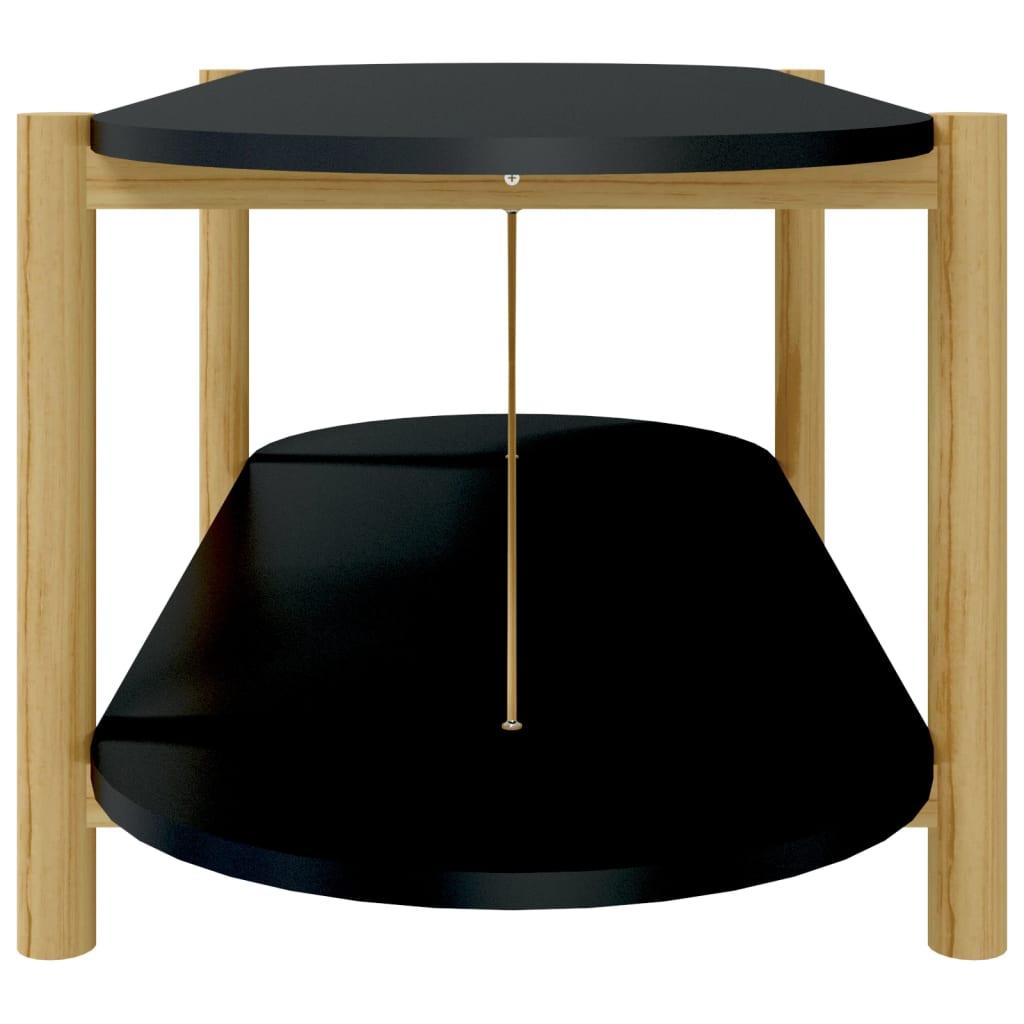 Table basse Noir 110x48x40 cm Bois d'ingénierie - XIOS