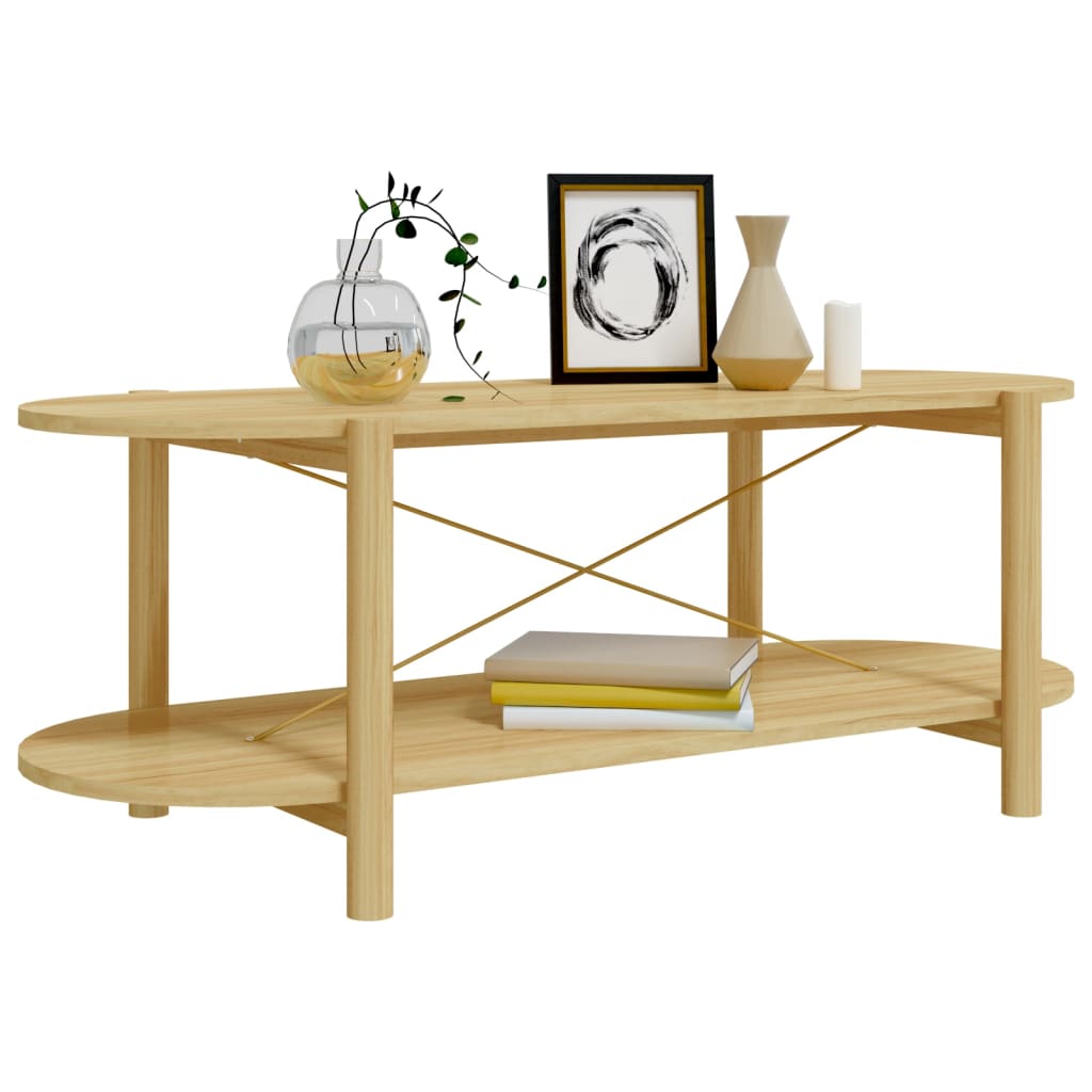 Table basse 110x48x40 cm Bois d'ingénierie - XIOS