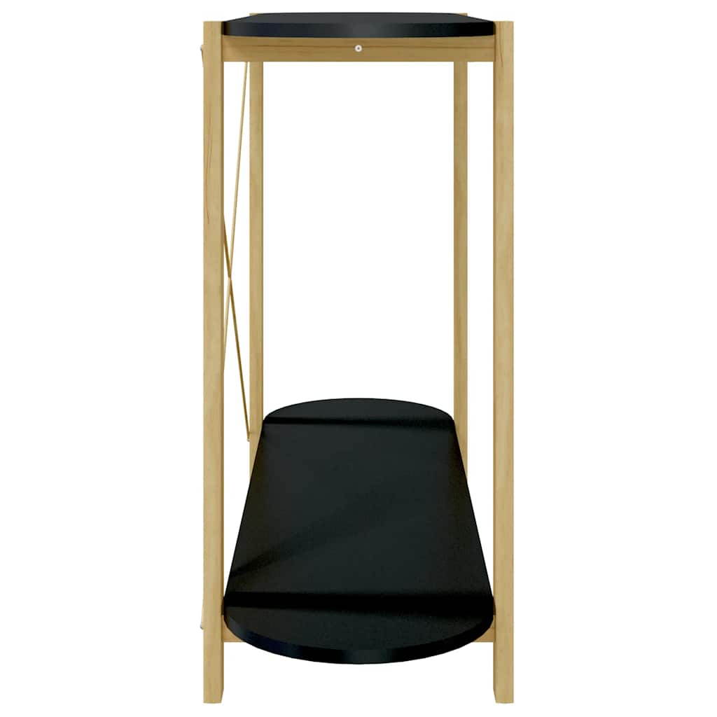 Table console Noir 110x38x75 cm Bois d'ingénierie - XIOS
