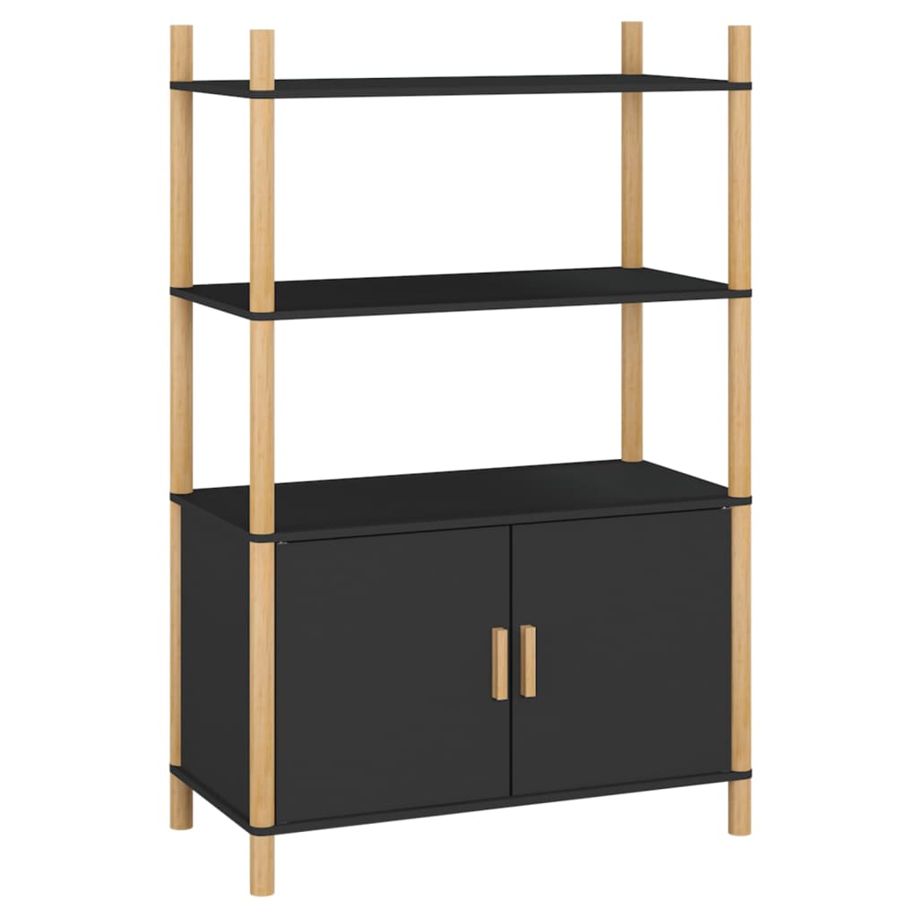 Buffet haut Noir 80x40x121 cm Bois d'ingénierie - XIOS