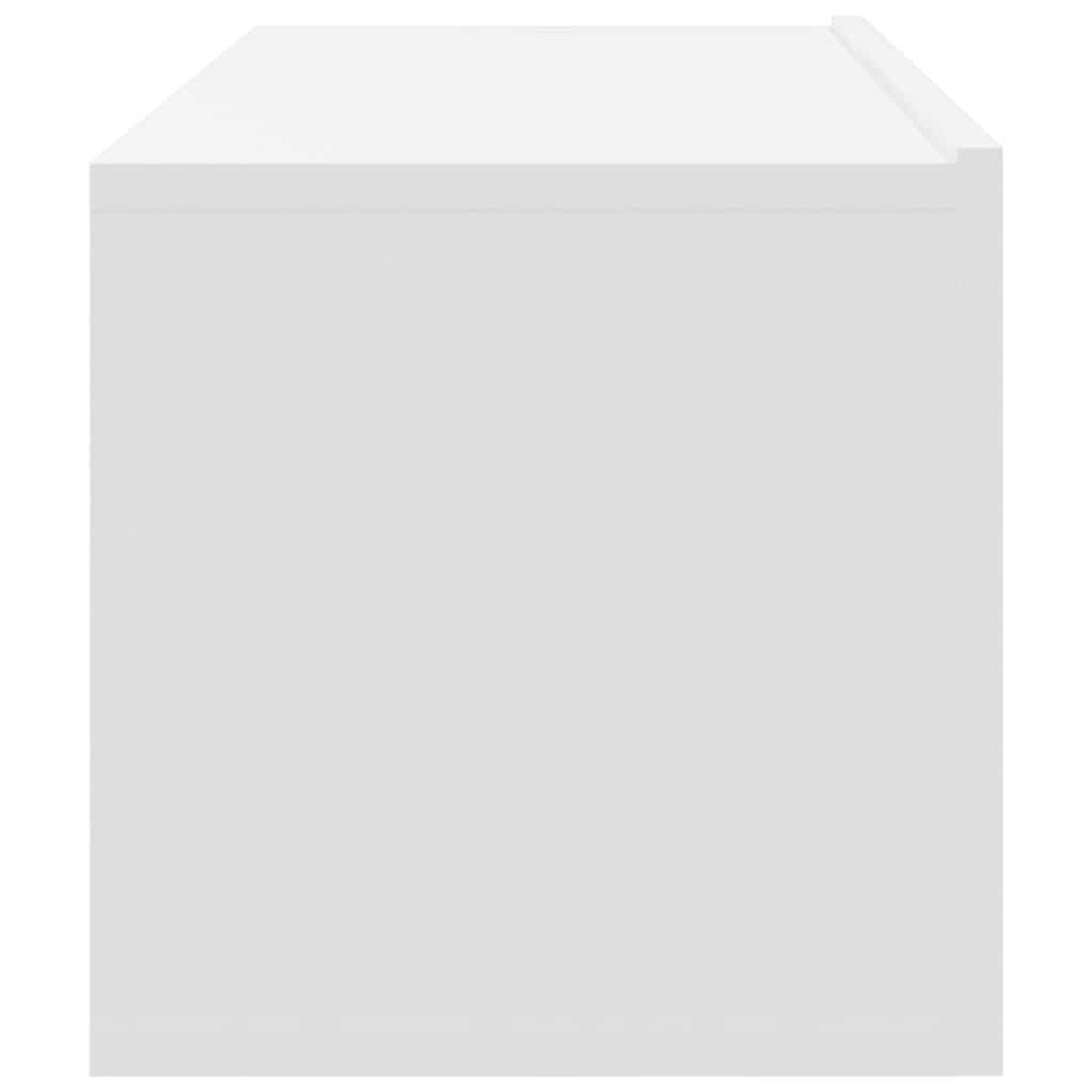 Meubles TV muraux 4 pcs blanc 100x30x30 cm