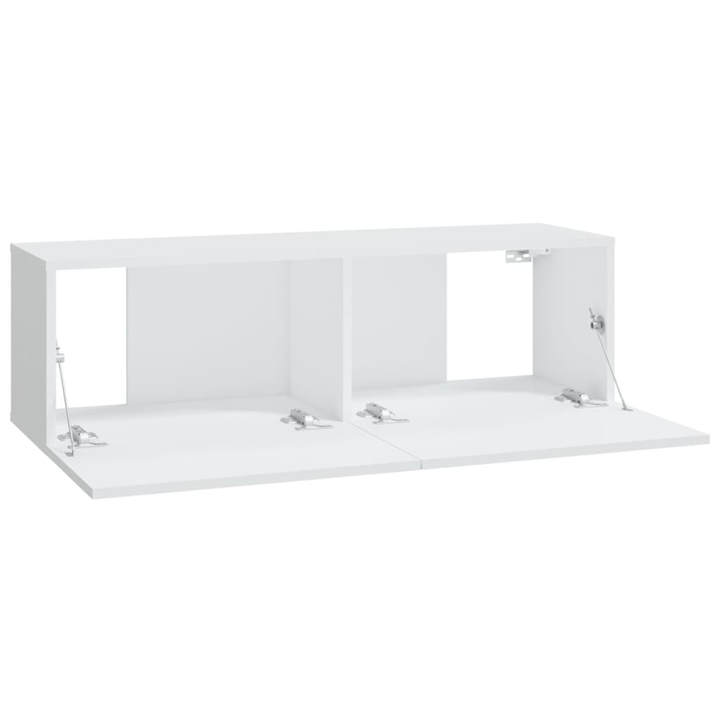 Meubles TV muraux 4 pcs blanc 100x30x30 cm - XIOS