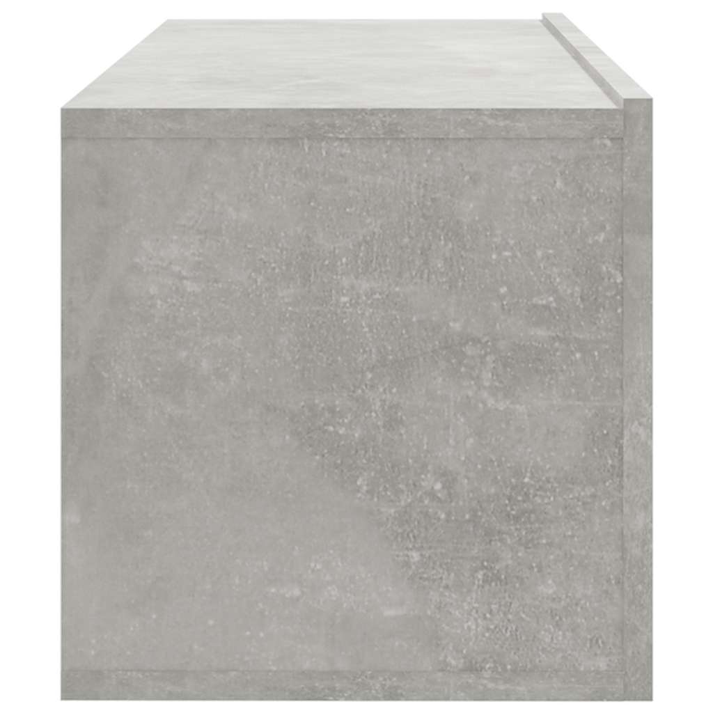 Meubles TV muraux 4 pcs Gris béton 100x30x30 cm